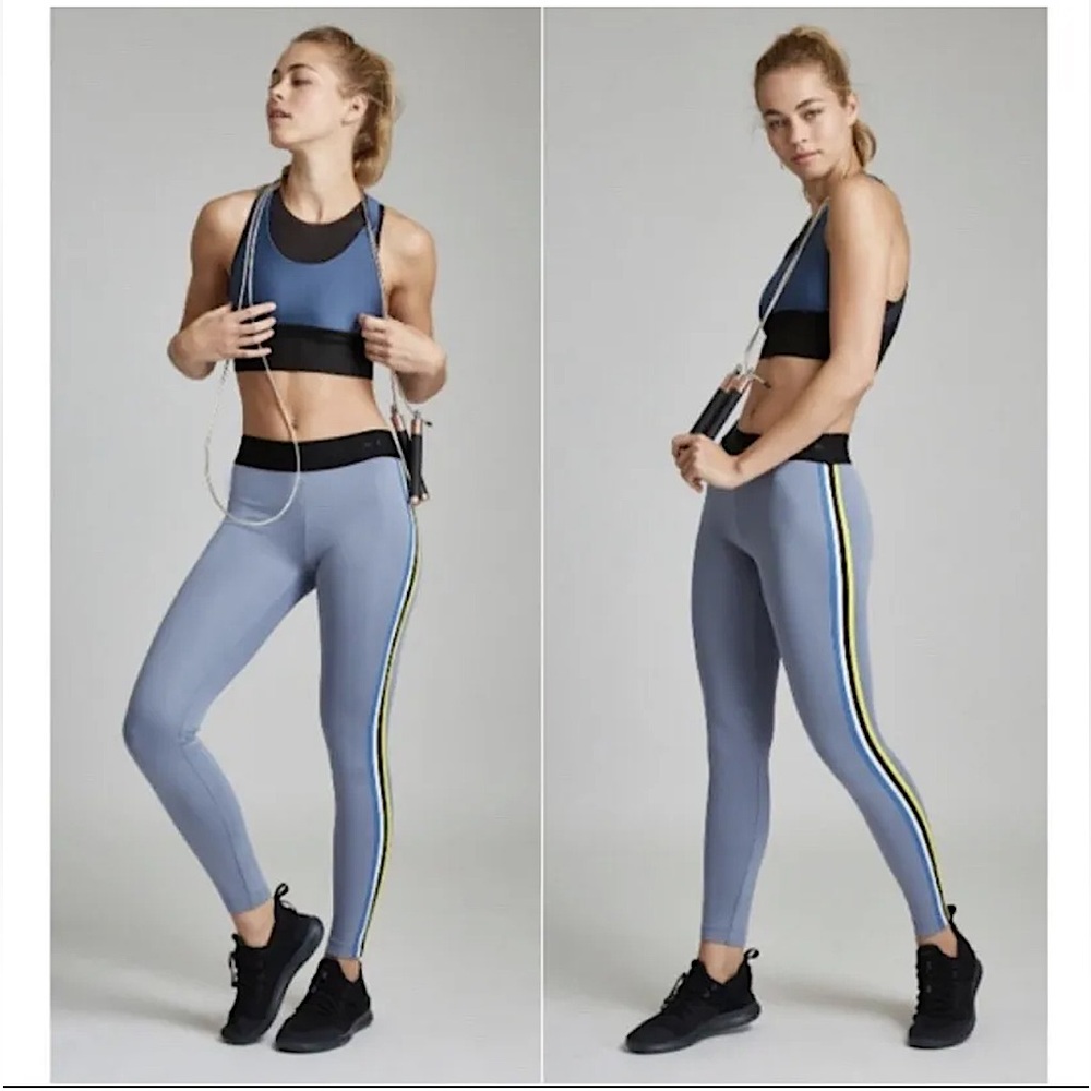 KORAL Rhys Performance Women's Leggings Stripe Pants - Picture 3 of 6